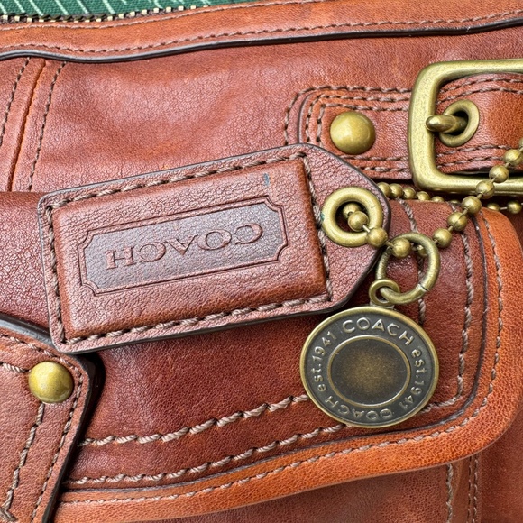 Coach MEDIUM 11127 Vintage Whiskey 65th Anniversary Legacy Leigh Leather Satchel - Picture 2 of 15